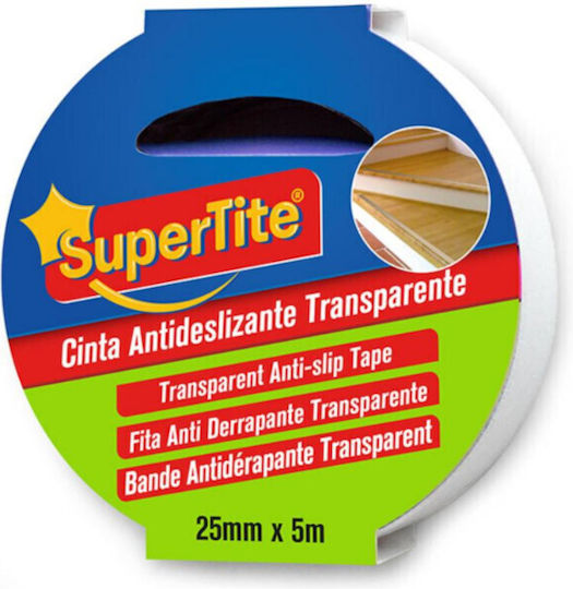 Bandă transparentă antiderapantă Supertite 8068 25mm 5m