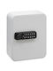 Arregui Wall Key Hook Metallic 40 Hooks with Lock 20x16x8cm