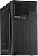 Inter-Tech IT-6521 Mini Tower Computergehäuse Schwarz
