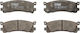 Set Plăcuțe De Frână Spate Auto Trw Mazda 929 Iii-Iv-V Xedos 9 2.0-3.0 06.87 Înălțime 42,5mm Lățime 117,0mm Grosime 14,0mm 15,0mm Senzori Uzură Da