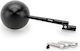 Puig Motorcycle Mirror 1pcs Black