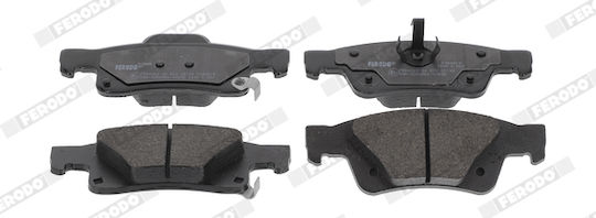 Set Für Hintere Disc Bremsbeläge Ferodo Jeep Großer Cherokee Iv 3.0d-6.4 Höhe 50,9mm Breite 140,2mm Dicke 18,3mm
