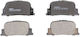Rear Disc Brake Pads Set Ferodo Toyota Caldina Camry Opa Prius 1.5h-3.0 08.96-12.09 Height 38.5mm Width 83.0mm Thickness 14.5mm