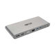 Eaton USB-C Docking Station with HDMI DisplayPort 4K PowerDelivery Ethernet and 3 Monitor Connections Grey