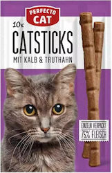 Perfecto Cat Răsfățuri În Stick Pentru Pisici Adulte 10 Buc 5gr Perfecto Cat Răsfățuri În Stick Pentru Pisici Adulte 10 Buc 5gr
