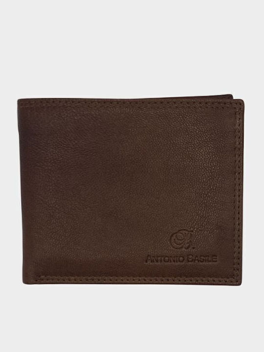 Basile Leather Men's Wallet Classic Brown