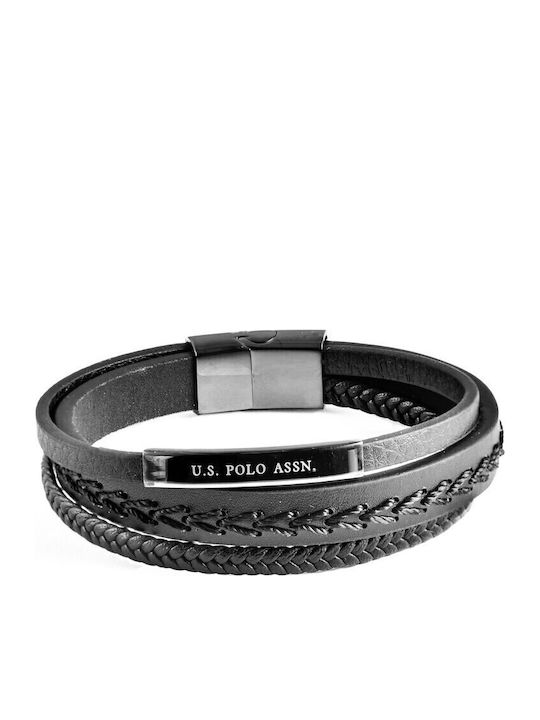 U.S. Polo Assn. Blaze Brățară Piele Pentru Bărbați
