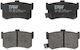 TRW Auto Bremsbelag Set 50,0mm Höhe 85,2mm Breite 15,0mm Dicke Acura Legende Honda Hyundai Rover