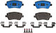 Set Plăcuțe De Frână Față Trw Automotive Dacia Duster Renault Zoe Suzuki Rapid Iii 1.3 1.6 Electric 02.05 52.5mm 116.4mm 17.3mm