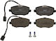 Ferodo Front Brake Pads Set Lancia Ypsilon 1.2 1.3d 1.4 10.03-12.11 Caliper Guide Bolt Lock Height 55.3mm Width 116.8mm Thickness 16.4mm