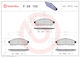 Brembo Front Brake Pads Set Nissan Nv200/evalia 1.5d/1.6 02.10 Width 155mm Height 51mm Thickness 17mm Wear Sensors 2
