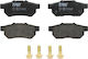 Rear Brake Pad Set Caliper Guide Bolt Supplements 36.8mm 88.8mm 13.4mm Honda Civic Suzuki Swift Trw Automotive