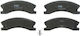 Front Bremsbelag Set Ergänzungen Trw Automotive Jeep Großer Cherokee Ii 2.7d-4.7 10.98-09.05 Höhe 60,5mm Breite 157,7mm Dicke 19,3mm