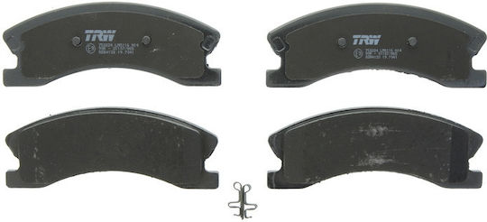 Front Bremsbelag Set Ergänzungen Trw Automotive Jeep Großer Cherokee Ii 2.7d-4.7 10.98-09.05 Höhe 60,5mm Breite 157,7mm Dicke 19,3mm