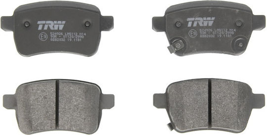 Set Plăcuțe De Frână Spate Trw Fiat 500l Tipo 1.4 1.4lpg 1.6d 09.12 Înălțime 48.1mm Lățime 95.6mm Grosime 17.9mm Senzor Uzură Da