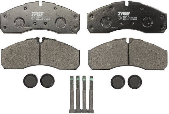Set Plăcuțe De Frână Partea Din Față Suplimente Trw Automotive Nissan Cabstar E Atleon 3.0d 4.0d 6.0d 67.9mm 164.8mm 20.2mm
