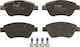 Front Brake Pad Set Trw Automotive for Fiat Siena 1.3/1.6 11.00-12.12 Caliper Bolt Accessories 53.3mm 123.0mm 17.8mm
