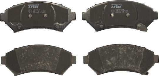 Set Plăcuțe De Frână Auto Partea Din Față 61.5mm Înălțime 148.0mm Lățime 18.0mm Grosime Buick Cadillac Chevrolet Opel Pontiac