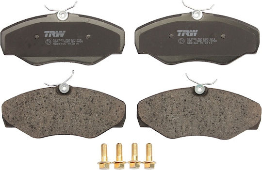 Set Plăcuțe De Frână Partea Din Față Șurub Ghid Etrier Suplimente Renault Avantime Spațiu Iii 62.5mm 145.0mm 18.0mm Trw