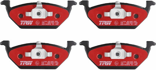 Set Plăcuțe De Frână Ceramice Față Trw Audi A1 A3 Seat Cordoba Ibiza Skoda Citigo Fabia 1.0-2.5 Înălțime 54.7mm Lățime 146.0mm Grosime 19.8mm