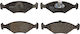 Set Plăcuțe De Frână Partea Din Față Fiat Palio Siena 1.2-1.6 04.96 Înălțime 49.0mm Lățime 151.4mm Grosime 18.0mm