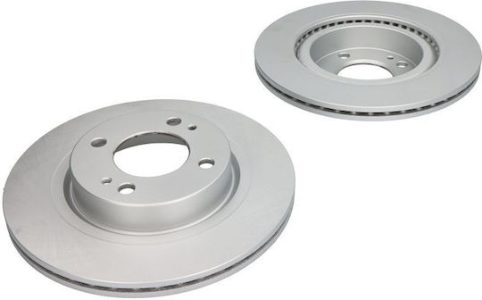 Set Ventilated Brake Discs Front Right Left Mitsubishi Mirage Space Star Vi 1.0/1.2 05.12 251mm 4 Holes 17mm Thickness