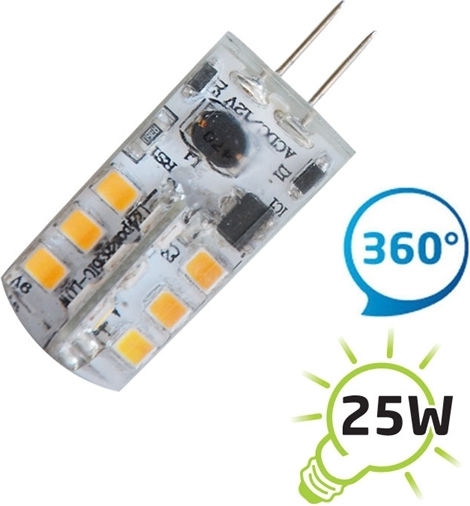 Tipa Λάμπα LED 2W για Ντουί G4 Θερμό Λευκό