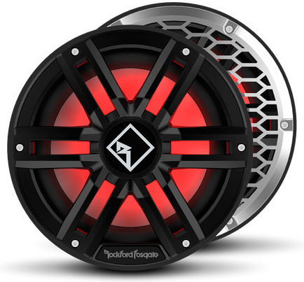 Rockford Fosgate Color Optix Sealed Enclosure Marine Subwoofer M2 10" Dvc 2ω