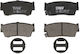Set Plăcuțe De Frână Partea Din Față Trw Automotive Suzuki Vitara X-90 1.6/1.9d 09.95-03.99 Înălțime 43.5mm Lățime 103.5mm Grosime 14.8mm