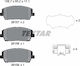 Front Brake Pad Set Textar Hyundai Santa Fe IV Kia Sorento III 2.0d 2.2d 2.4 Height 65.2mm Width 158.7mm Thickness 17.7mm