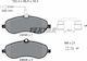 Front Car Brake Pads Set Textar for Citroen Jumpy II Fiat Scudo Peugeot Expert Toyota Proace 1.6d 2.0 2.0d 11.06