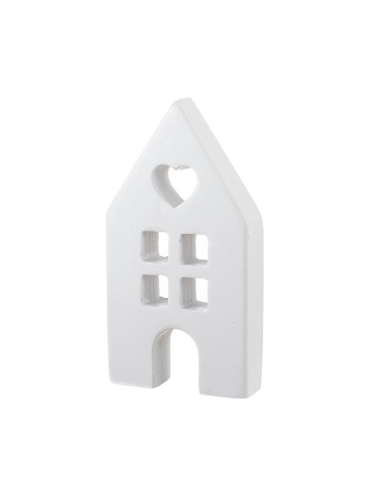 Nuova Vita Handmade Tabletop Lucky Charm Home White Ceramic 6.5x12.5cm 1pcs