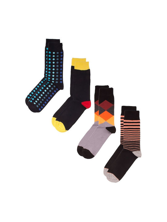 Closet22 Men's Socks Colorful 4Pack