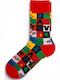 Closet22 Herren Socken Red 1Pack