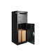Vevor Cutie Poștală pentru Exterior Inox în Culoarea Negru 41.148x40.132x111.76cm