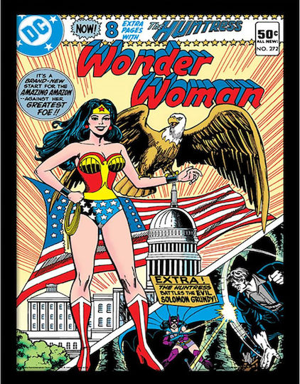 Pyramid International Dc Comics Wonder Woman (eagle) Κάδρο Ξύλινο 30x40cm