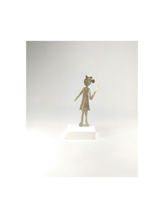 Art & Gift Handmade Tabletop Lucky Charm Bronze made of Stone 1pcs
