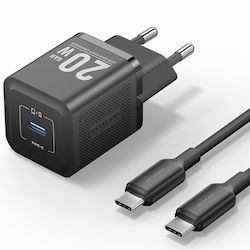 Vention TZ-FEPB0-EU-01 20W με Καλώδιο USB-C - USB-C