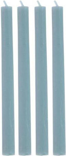 Atmosphera Aromatisches Kerzen Kegel Türkis 25,5 cm 4 Stück