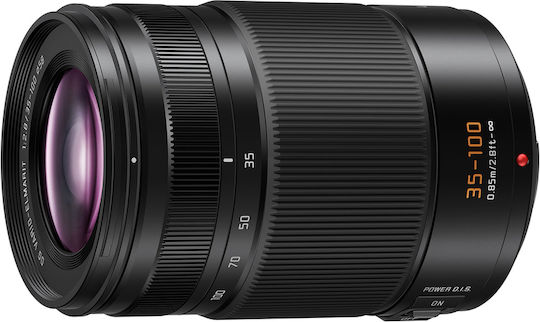 Panasonic Full Frame Camera Lens Leica DG Vario-Elmarit 35-100mm f/2.8 POWER O.I.S. for Micro Four Thirds (MFT) Mount Black