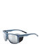 Uvex Sportstyle 312 Men's Sunglasses with Blue Plastic Frame and Silver Mirror Lens S5330074416