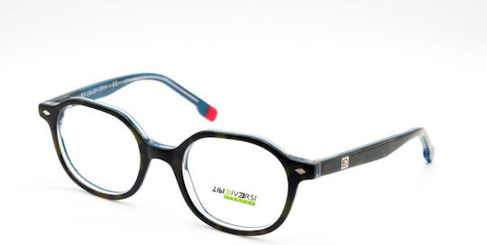 Tipi Diversi Kinder Acetat Brillengestell Schwarz TD8613 C3