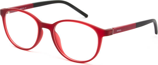 Marasil Kindlich Kunststoff Brillenrahmen Rot 556 C2