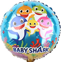 18" Μπαλόνι Baby Shark Δύο Όψεων