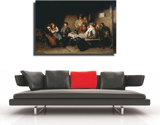Orafol The Tyrolean Salon - Franz Defregger σε Καμβά Orafol The Tyrolean Salon - Franz Defregger σε Καμβά