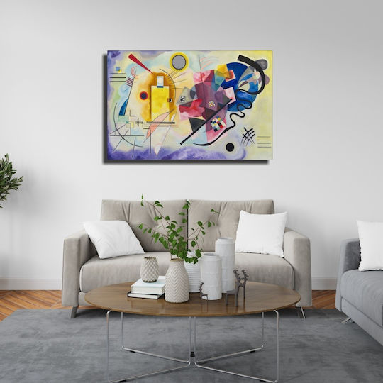 Canvas Print Replica Painting Yellow-red-blue Wassily Kandinsky 40cm X 30cm