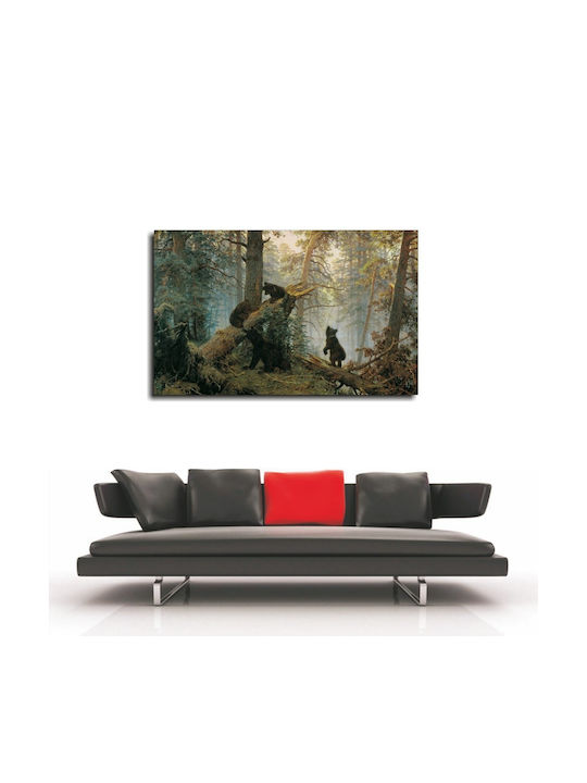 Πίνακας Αντίγραφο Morning In A Pine Forest Ivan Shishkin Konstantin Savitsky 60cm X 40cm