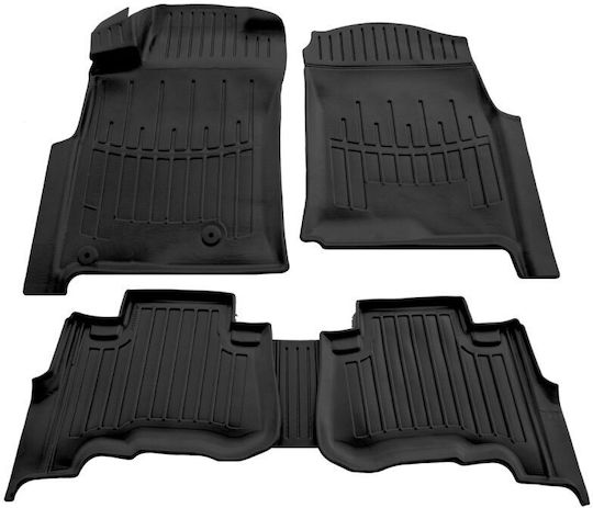 Auto Fußmatten Gummi Erhöhte Seiten Mit Knöpfen Lexus GX Uzj120 5-Türer 2002-2009 Race Axion 5 Stück