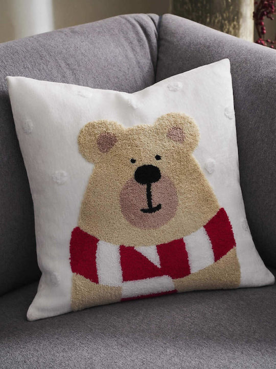 Gofis Home Christmas Decorative Square Pillowca...