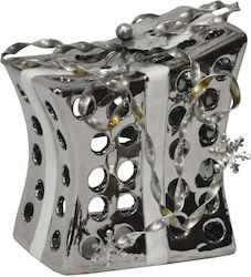 Sinialo Ceramic Silver Candlestick